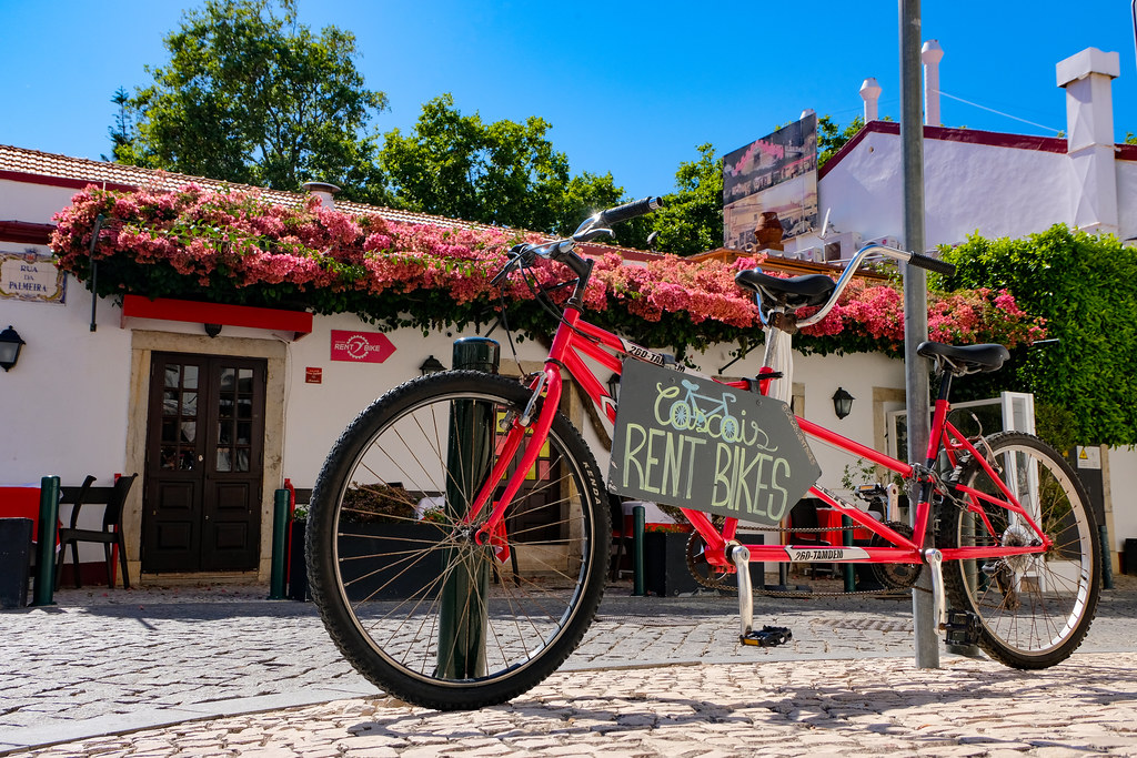 Cascais Rent Bikes Sign